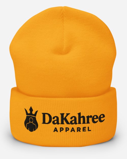 DaKahree: Signature™ – Cuffed Beanie – Black