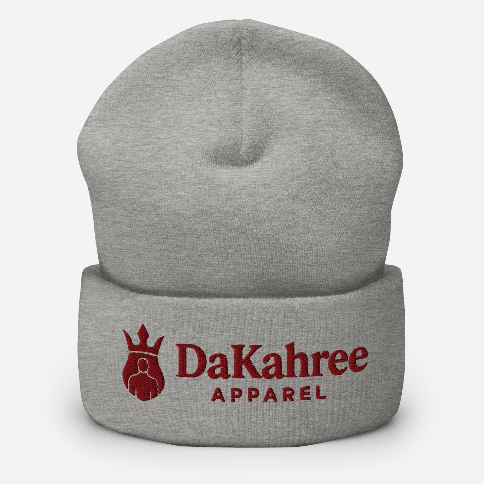 DaKahree: Signature™ – Cuffed Beanie – Burgundy - Image 4