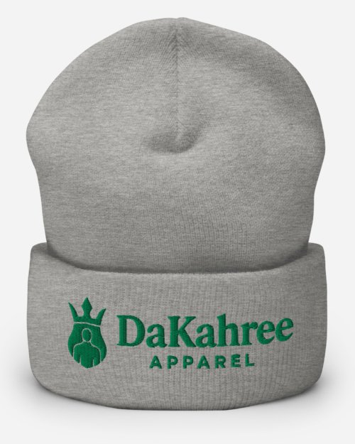 DaKahree: Signature Collection™ – Cuffed Beanie – Green