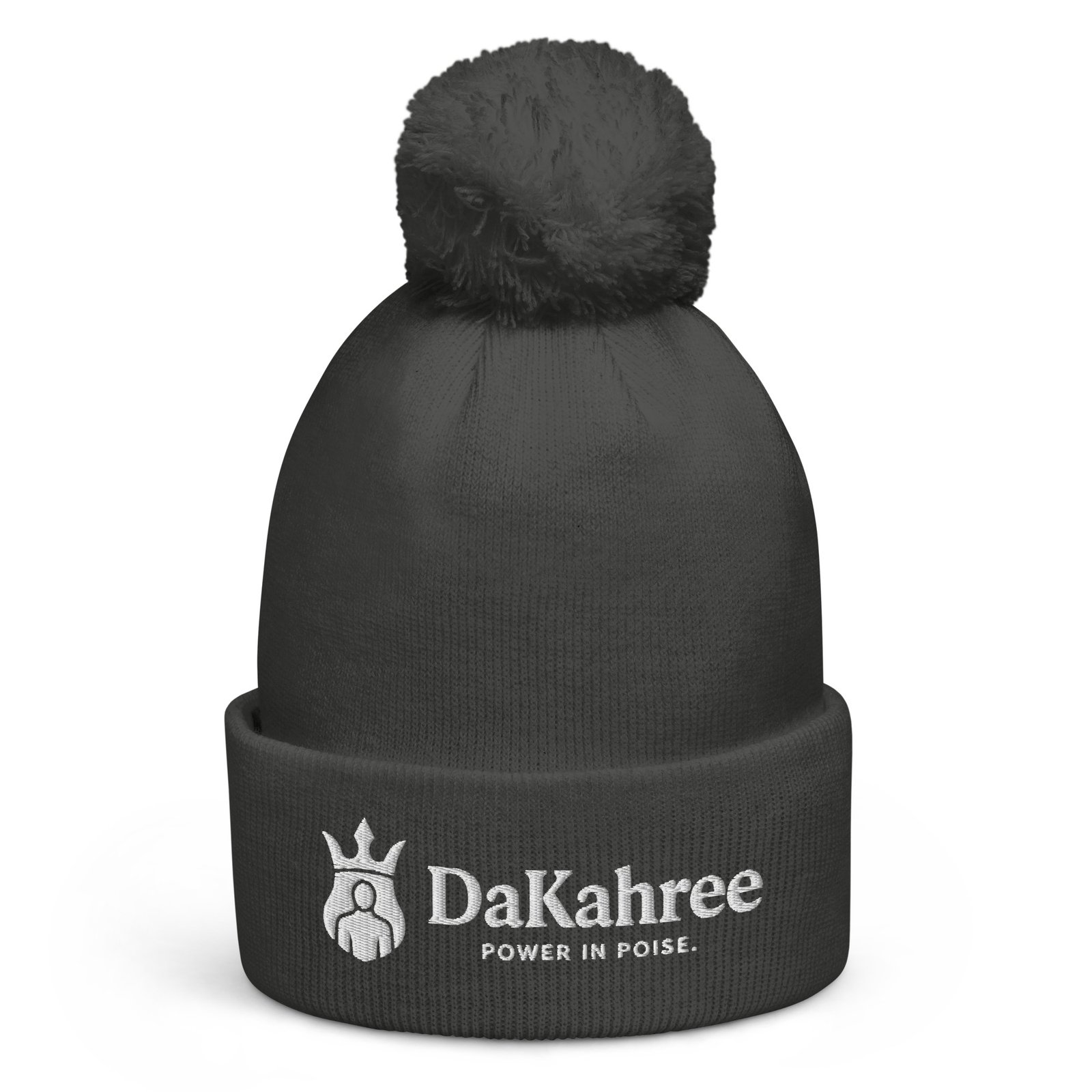 DaKahree: Power in Poise™ – Pom pom beanie – White - Image 7